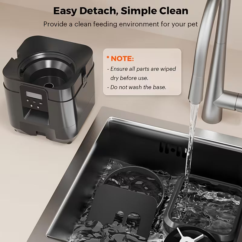 2L Automatic Pet Feeder | Up to 3 Meals Daily, Dual Power, Cats & Dogs