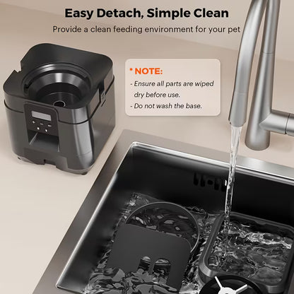 2L Automatic Pet Feeder | Up to 3 Meals Daily, Dual Power, Cats & Dogs
