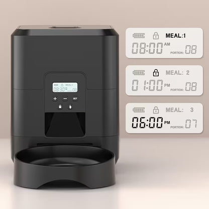 2L Automatic Pet Feeder | Up to 3 Meals Daily, Dual Power, Cats & Dogs